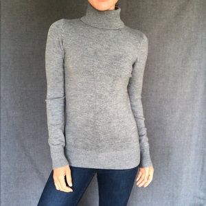 Grey turtle neck sweater